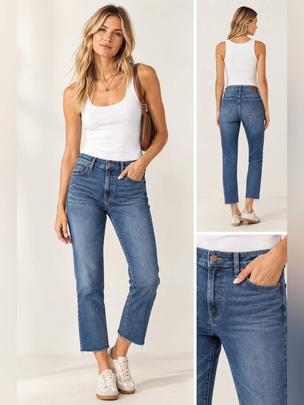 MOTHER Mid Rise Dazzler Crop Fray in We're All In This Together